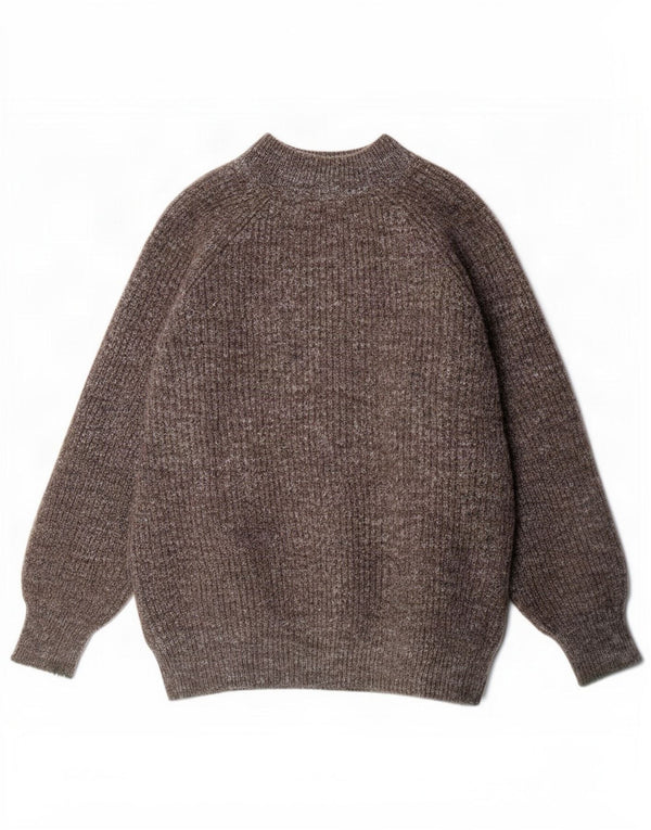 AUSTRALIAN L'ALPINA Maglione da uomo con collo alto IT 54 XL Marrone screziato