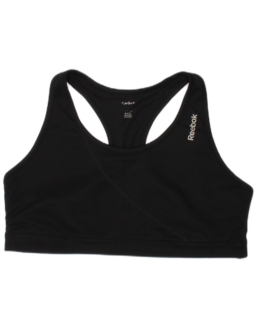 Reebok Reggiseno sportivo da donna Top Large Nero Sportivo