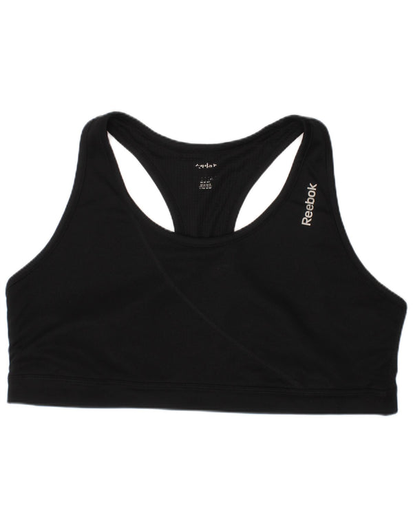 Reebok Reggiseno sportivo da donna Top Large Nero Sportivo