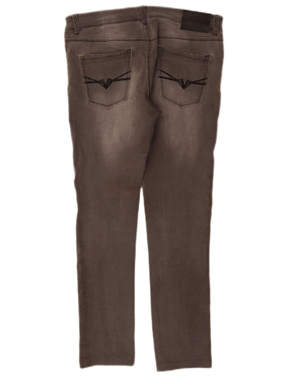 Jeans skinny da donna Guess UK 16 Large W32 L29 Cotone grigio