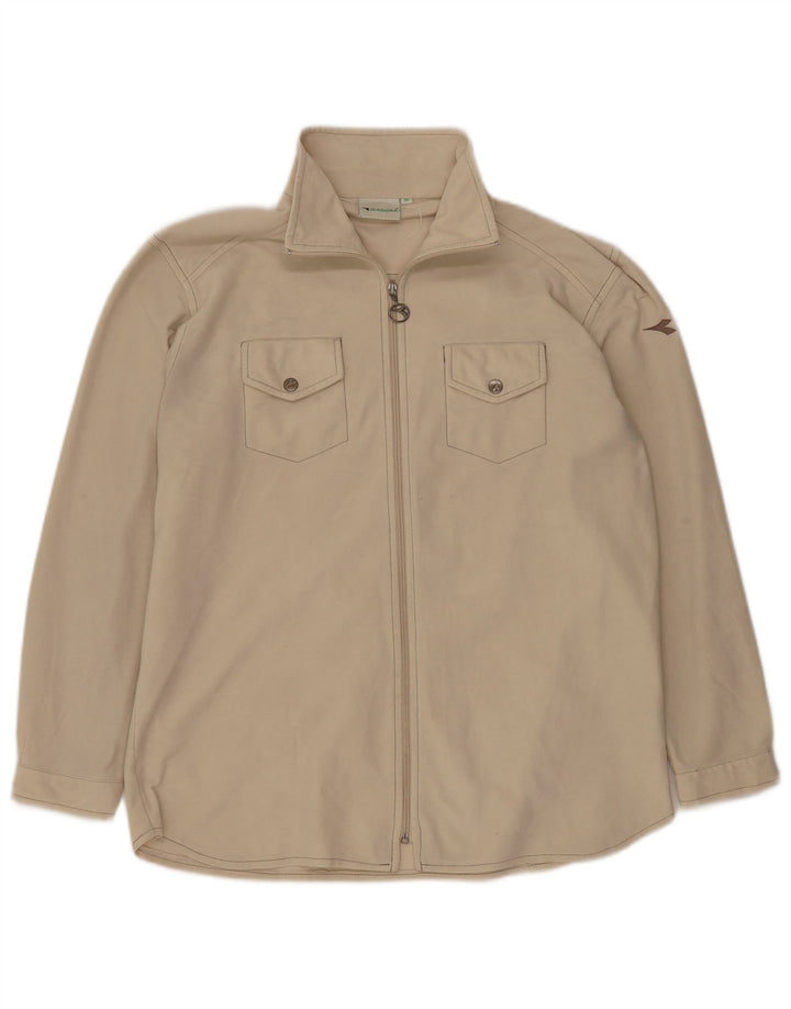 DIADORA Giacca Tuta Uomo Top Beige Medio Poliestere