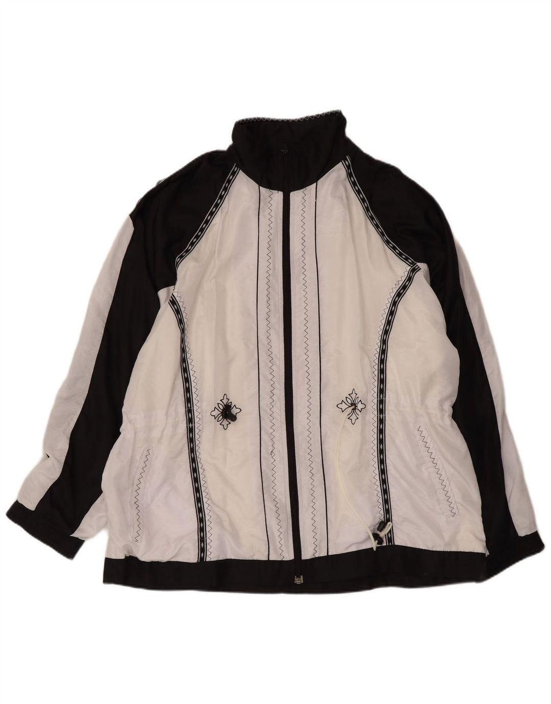 Giacca a vento da donna Trooper UK 20 2XL Blocco colore bianco