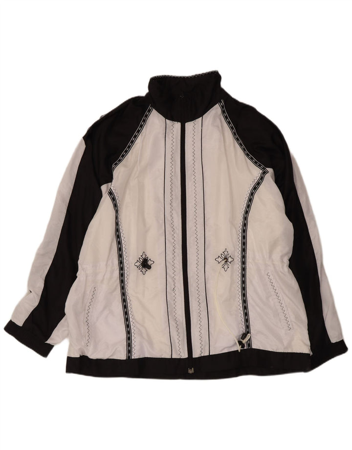 Giacca a vento da donna Trooper UK 20 2XL Blocco colore bianco