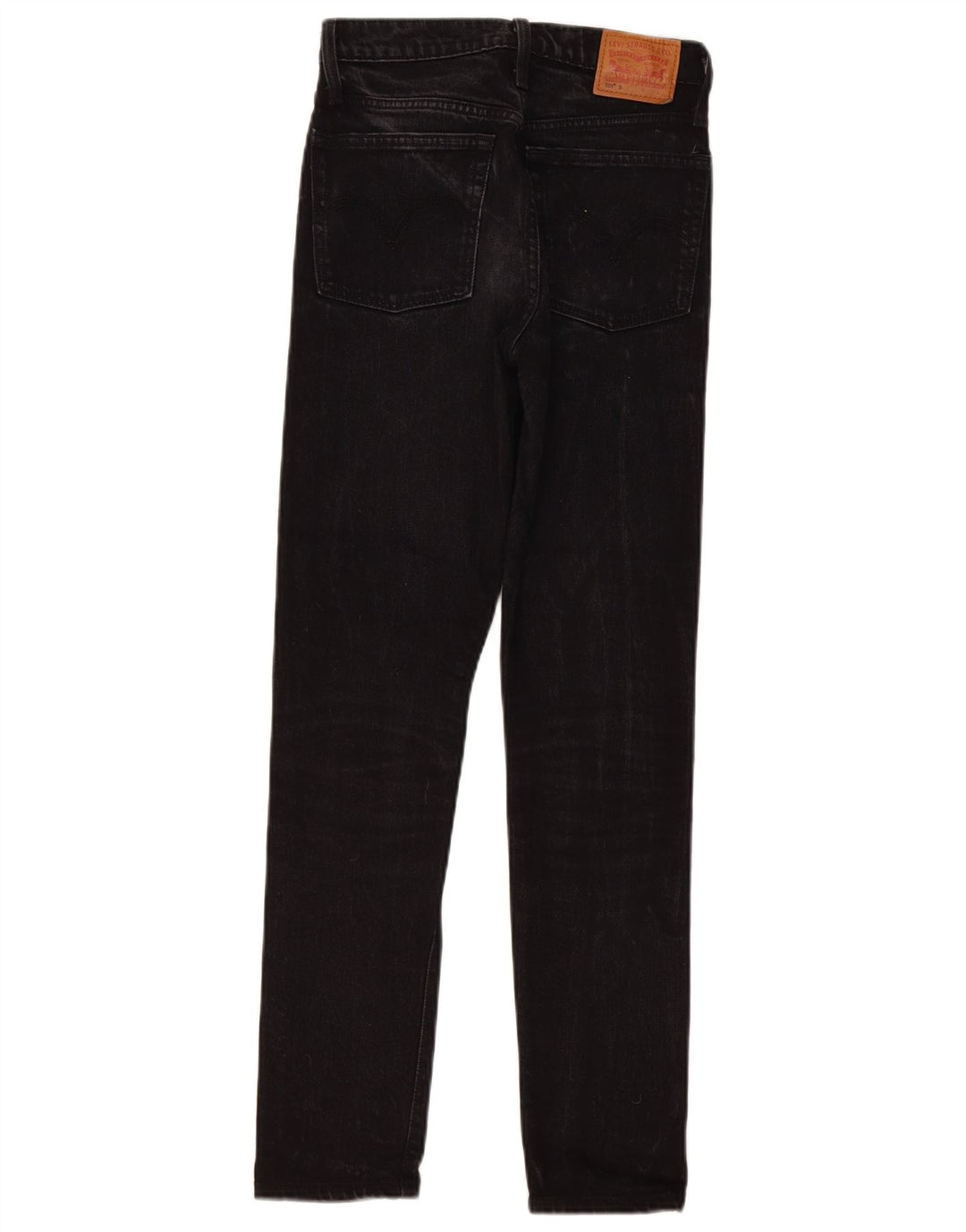 Jeans dritti Levi's 501 da donna W24 L30 cotone nero