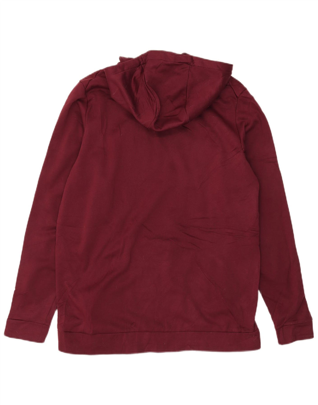 NIKE Felpa con cappuccio grafica Dri Fit da uomo, grande, in poliestere bordeaux