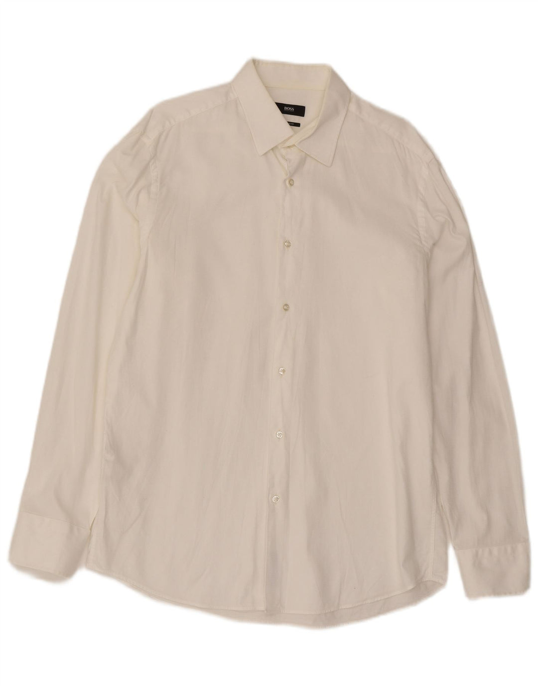 Camicia da uomo vestibilità regolare Hugo Boss taglia 41 grande cotone bianco