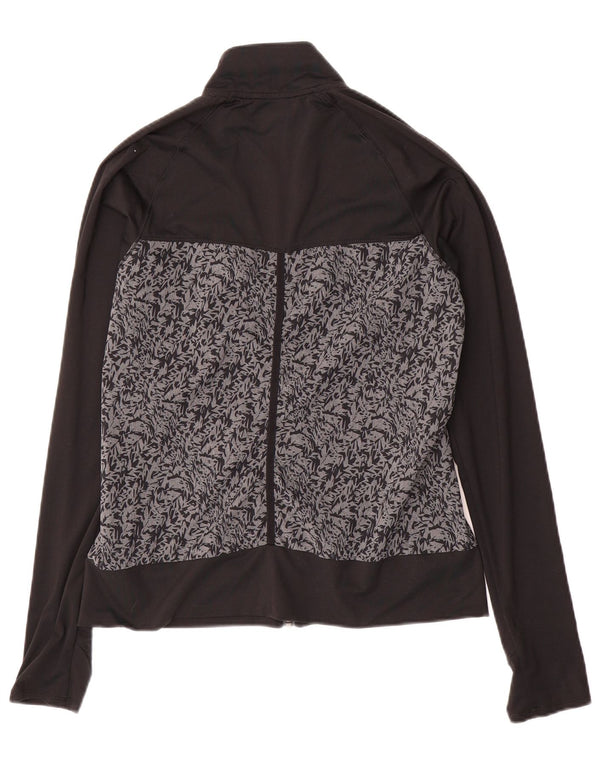 Giacca da tuta da donna ADIDAS UK 10 Small Poliestere color block nero