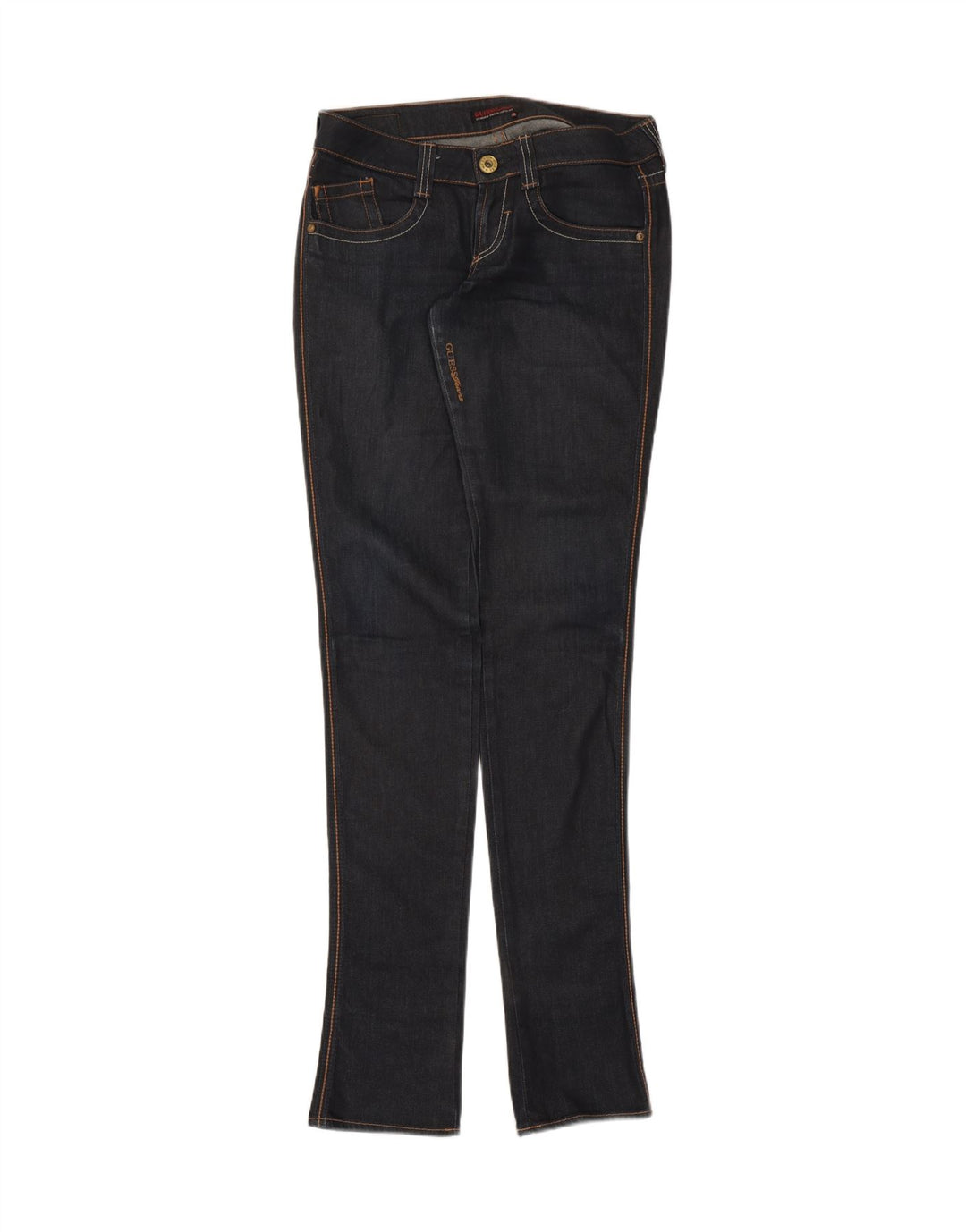 Jeans bootcut slim da donna Guess W29 L37 cotone blu navy