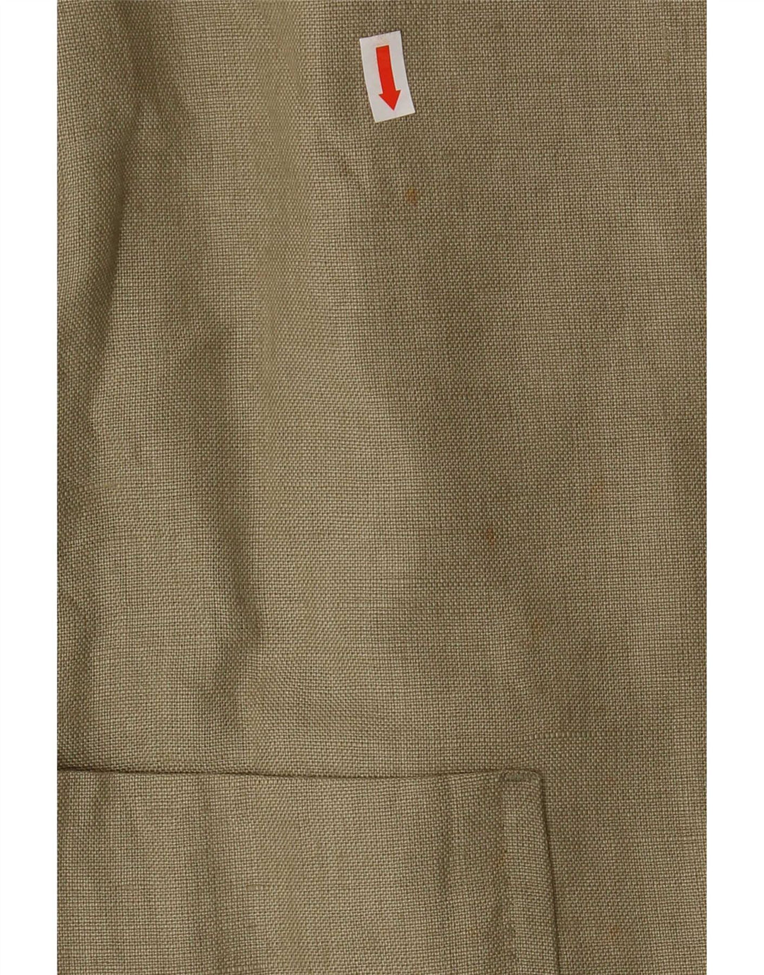 Giacca blazer a 3 bottoni Marks & Spencer da uomo UK 40 Lino kaki medio