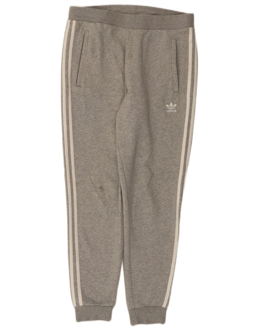 Pantaloni da tuta da uomo Adidas Joggers in cotone grigio medio