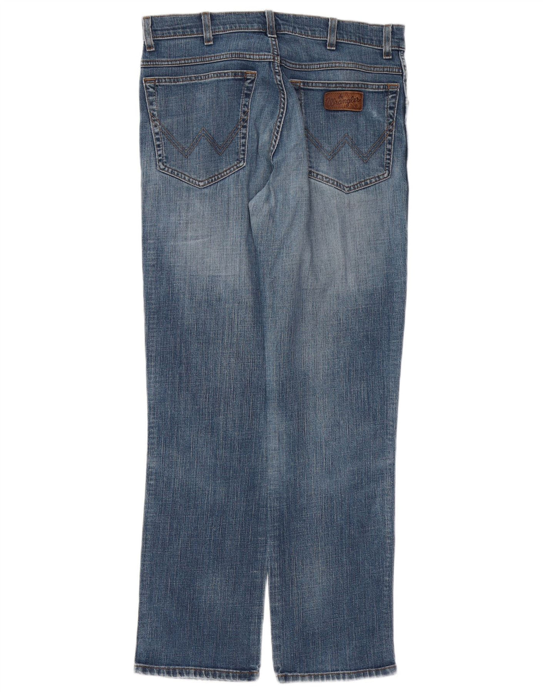 WRANGLER Jeans dritti elasticizzati Texas da uomo W33 L30 cotone blu