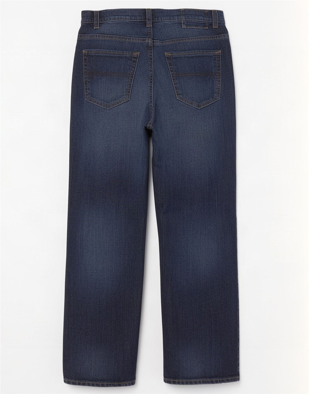 Jeans dritti da uomo Marks & Spencer blu Harbour W32 L29 cotone blu scuro