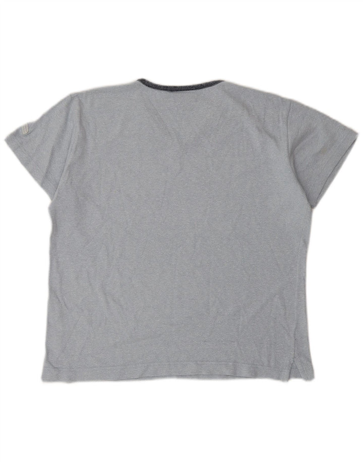 T-shirt da donna Champion Top UK 14 cotone blu medio