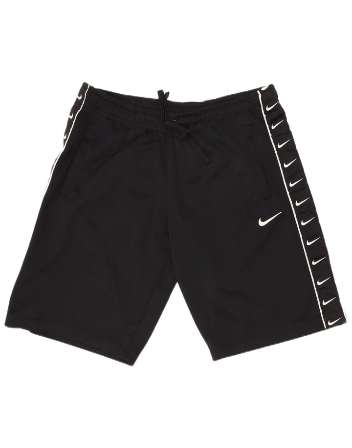 Pantaloncini sportivi Nike da uomo con grafica, grandi, in poliestere nero