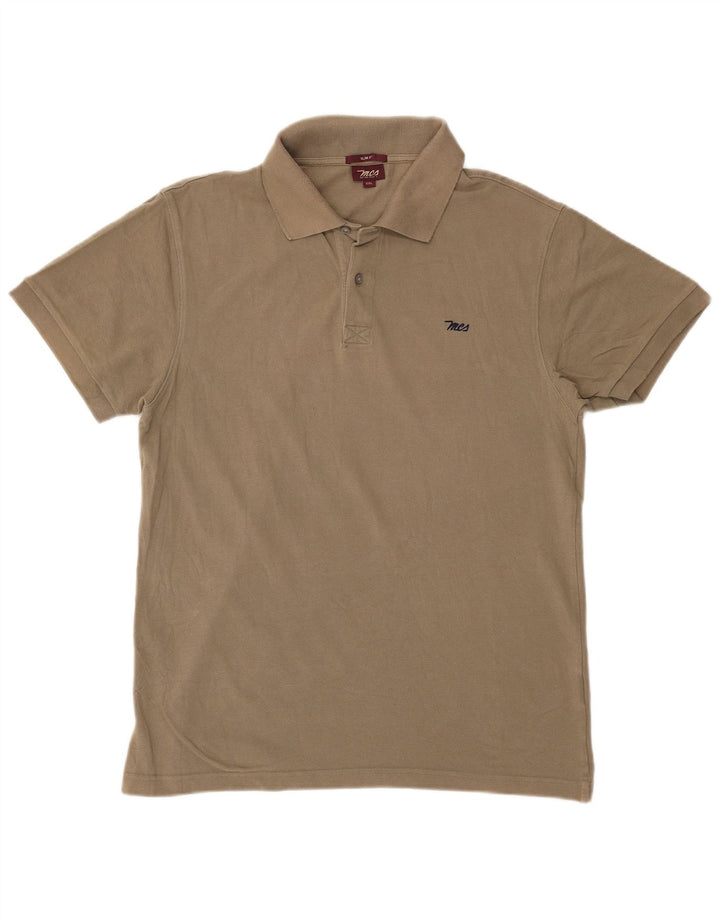 Polo slim fit da uomo Marlboro Classics 2XL Beige
