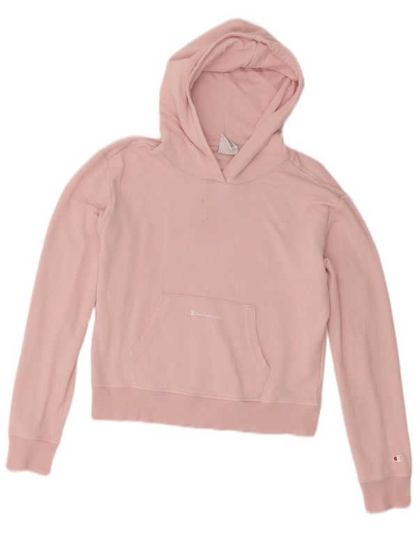 Felpa con cappuccio per ragazze Champion 13-14 anni XL Rosa