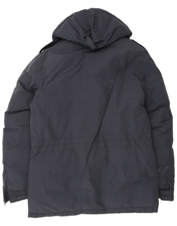 Giacca imbottita con cappuccio da uomo Tommy Hilfiger UK 40 Large Blu Navy