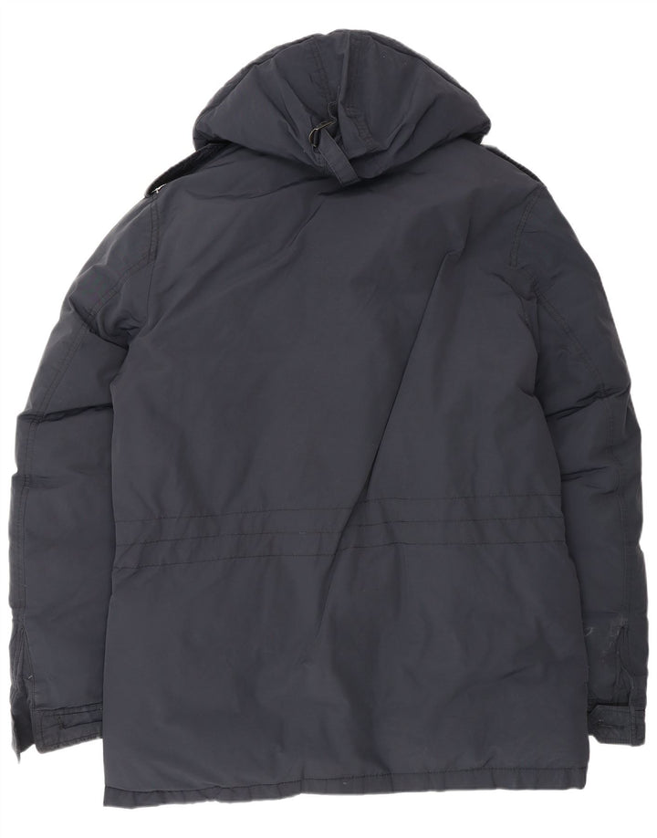 Giacca imbottita con cappuccio da uomo Tommy Hilfiger UK 40 Large Blu Navy