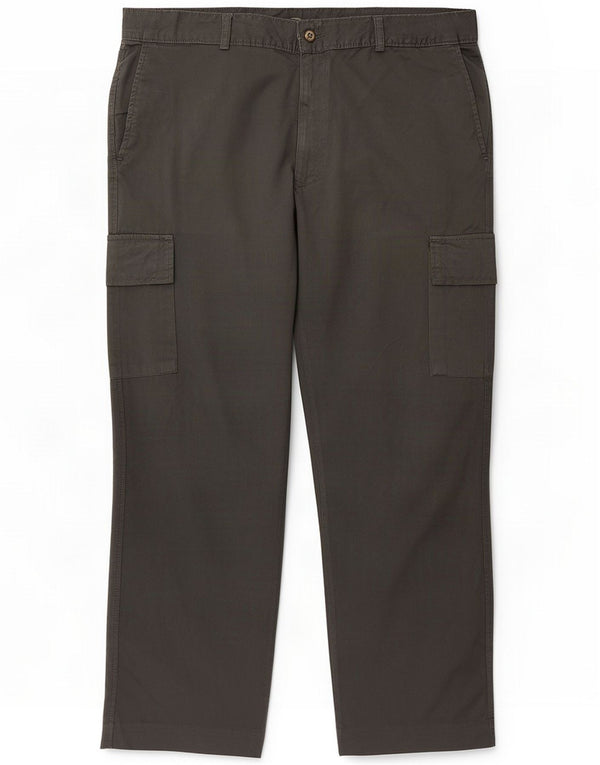 Pantaloni cargo dritti da uomo vintage IT 56 3XL W38 L30 Grigio