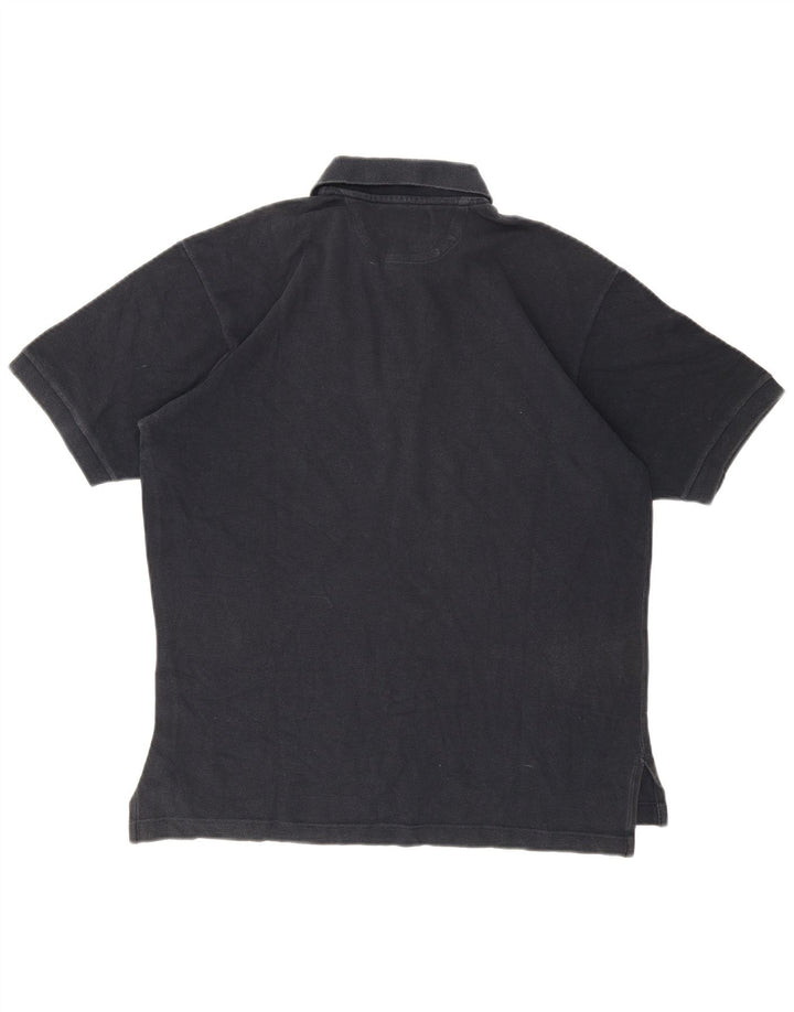 Polo da uomo Brooksfield IT 50 medio in cotone blu navy