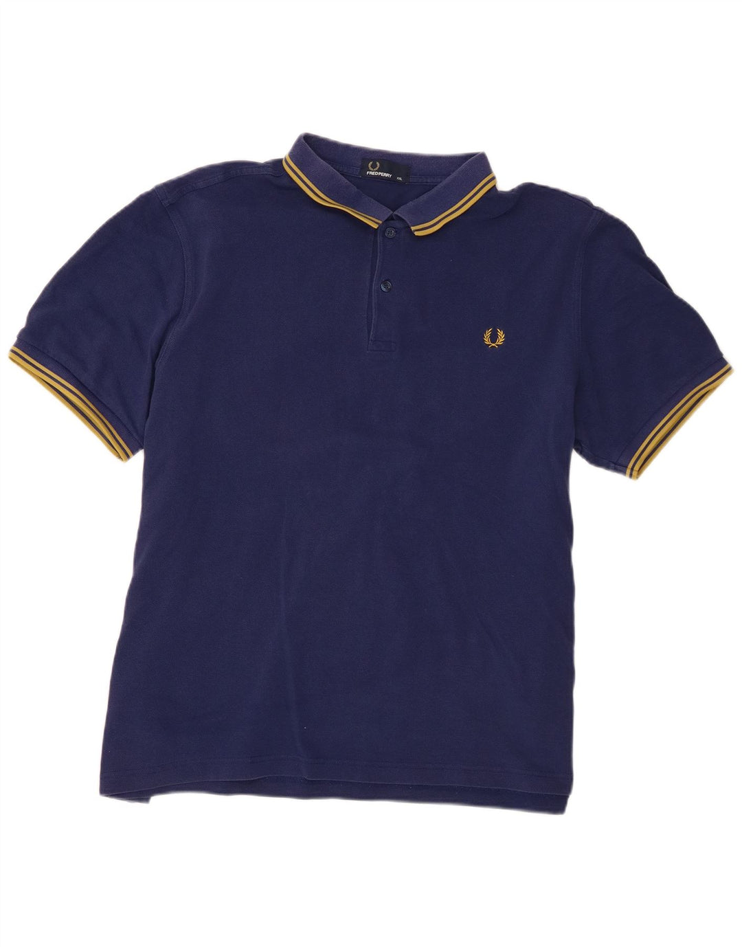 Polo da uomo Fred Perry 2XL in cotone blu navy