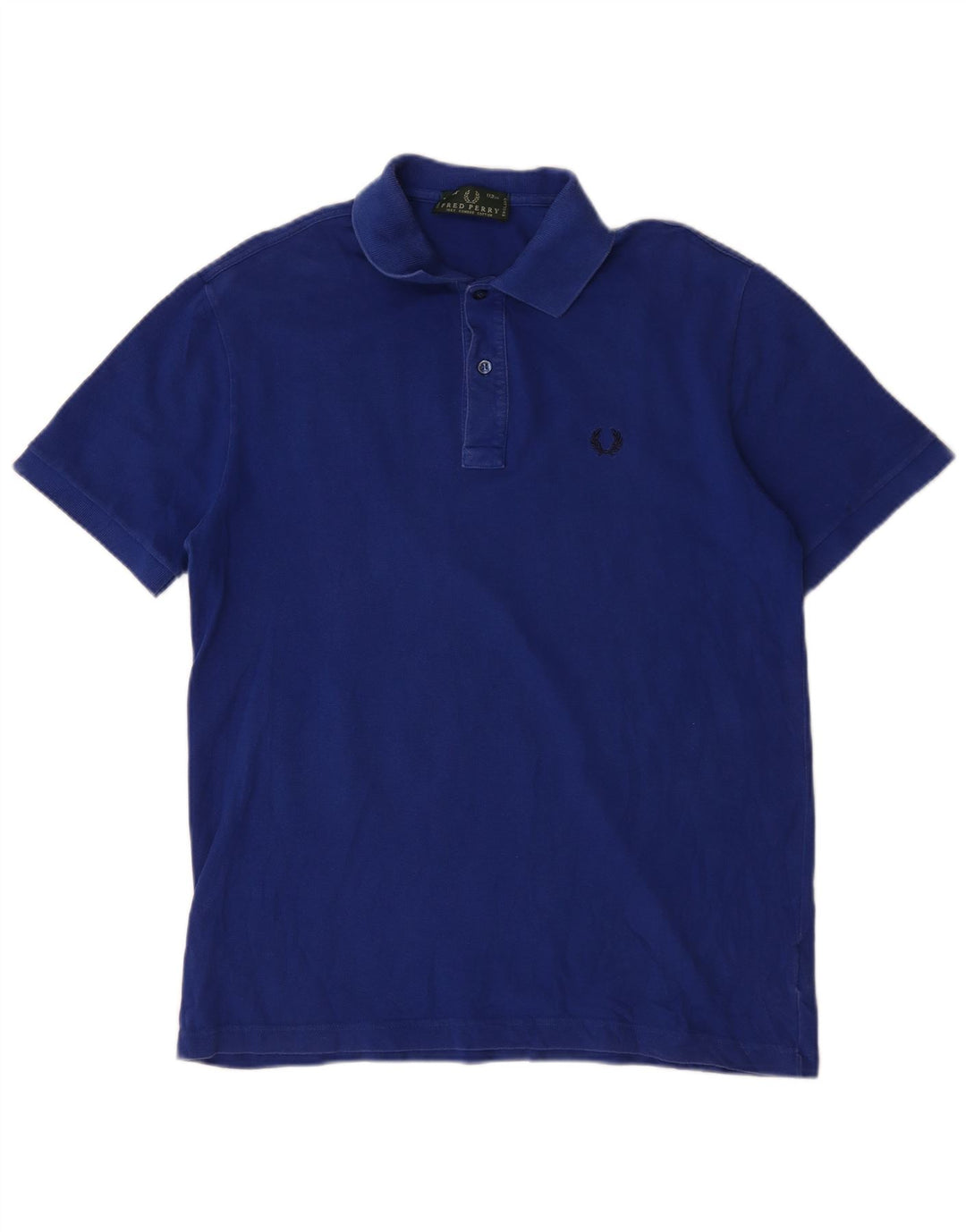 Polo da uomo Fred Perry in cotone blu navy medio