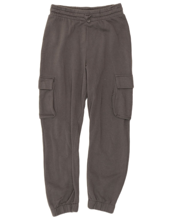 Pantaloni da tuta cargo Zara da donna, pantaloni da jogging UK 8 piccoli in cotone grigio