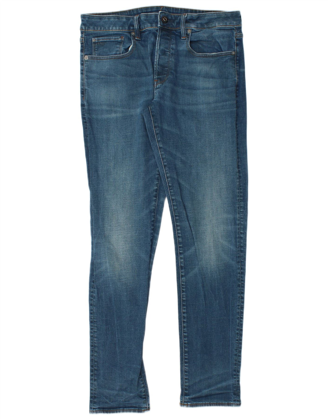Jeans slim da uomo G-Star 3301 W32 L32 cotone blu
