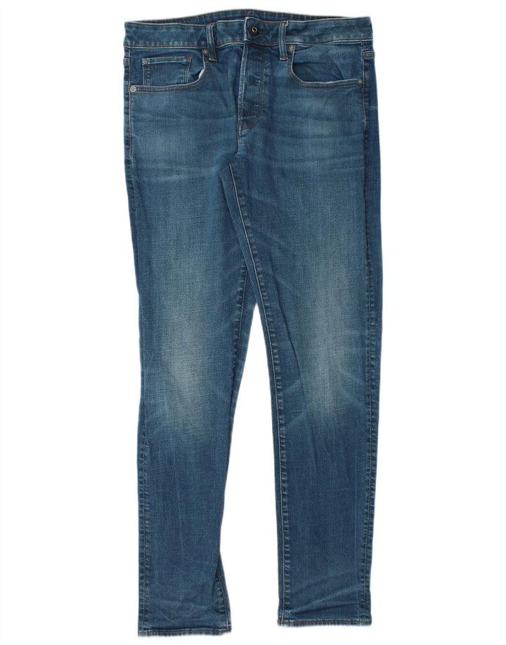 Jeans slim da uomo G-Star 3301 W32 L32 cotone blu