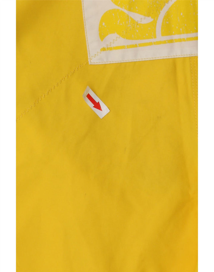Pantaloncini da bagno grafici da uomo Sundek color block giallo medio