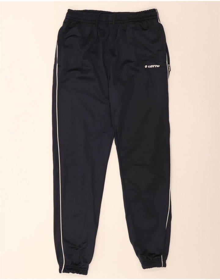Pantaloni da tuta da uomo Lotto Joggers Large Poliestere blu navy