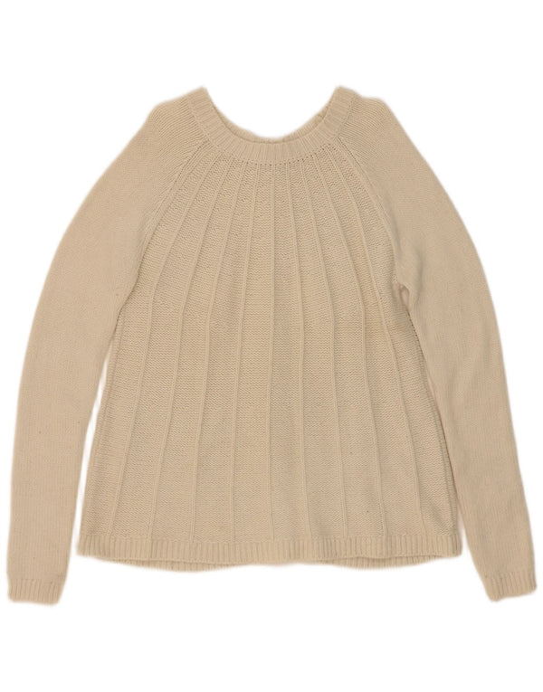 Maglione cardigan da donna Boden UK 12 Poliammide beige medio
