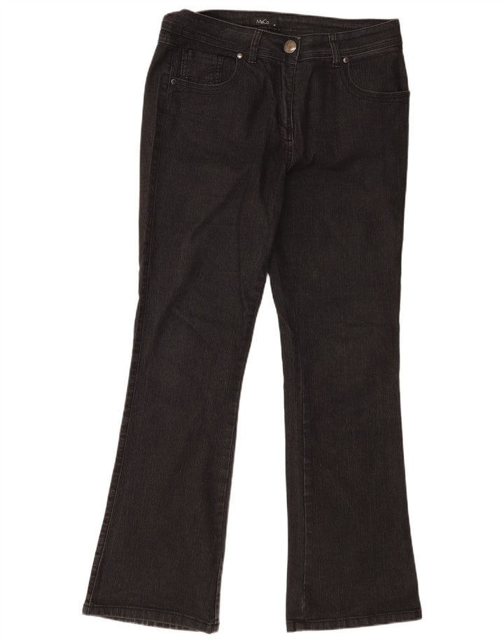 Jeans Bootcut da donna M&Co UK 12 Medio W32 L30 Cotone nero