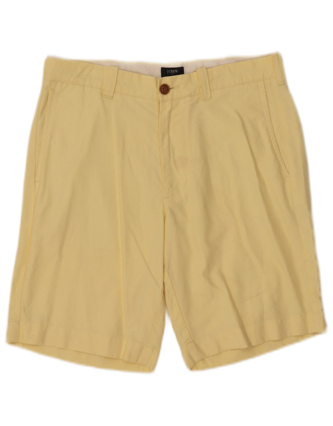 Pantaloncini chino da uomo J. CREW W30 cotone giallo medio