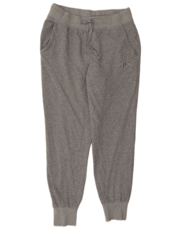 Pantaloni da tuta da donna Fila Joggers UK 10 Small Grigio Cotone