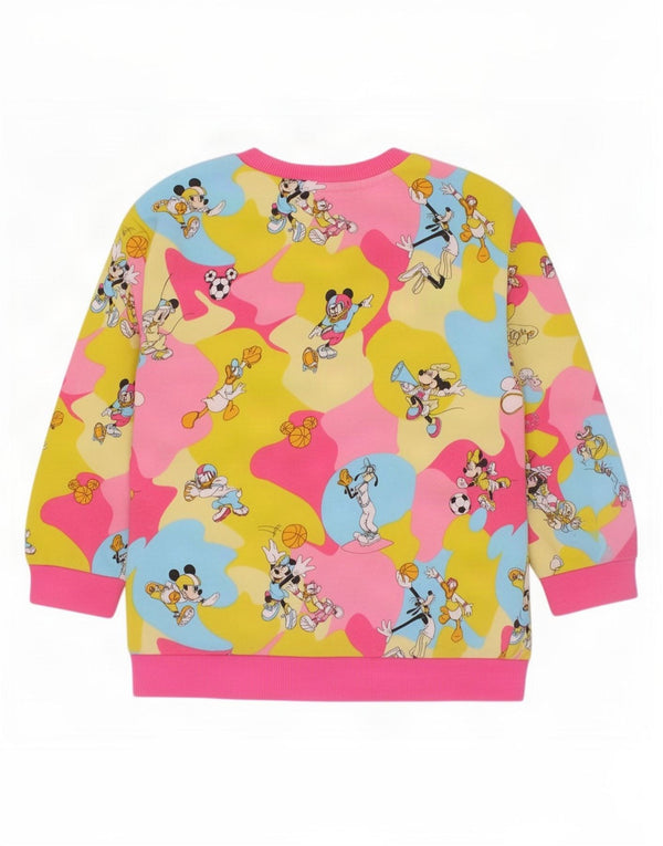 Felpa con grafica Adidas per ragazze Disney Graphic, 3-4 anni, multicolore