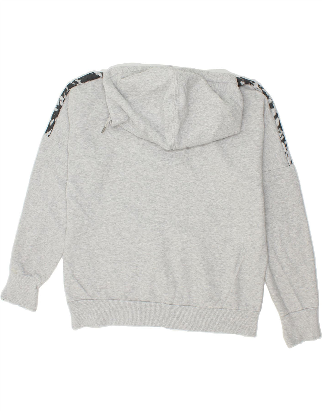PUMA Womens Graphic Hoodie Jumper UK 14 Large Grey Vintage Puma and Second-Hand Puma from Messina Hembry 