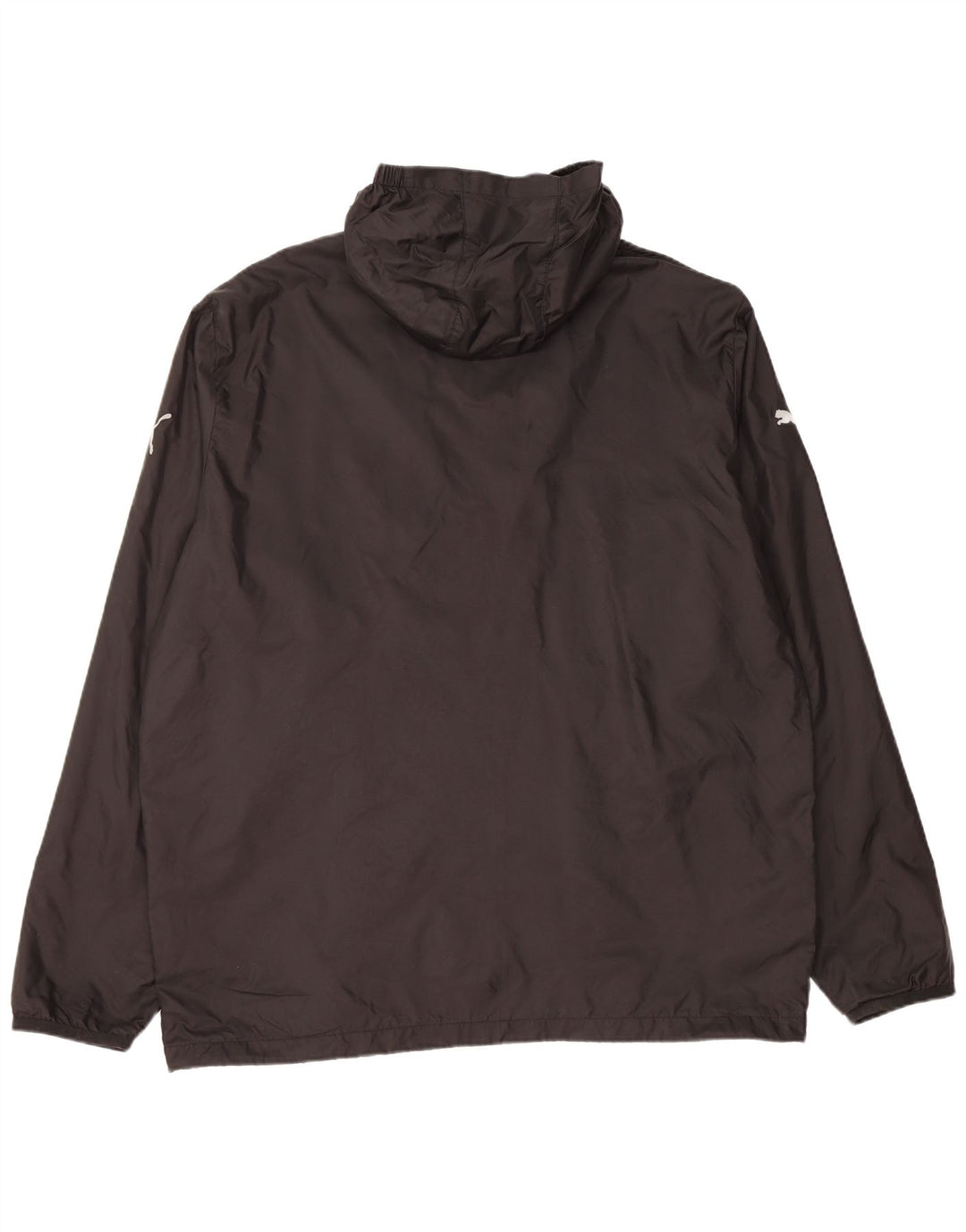 Giacca antipioggia con cappuccio da uomo PUMA UK 44 2XL Nylon nero