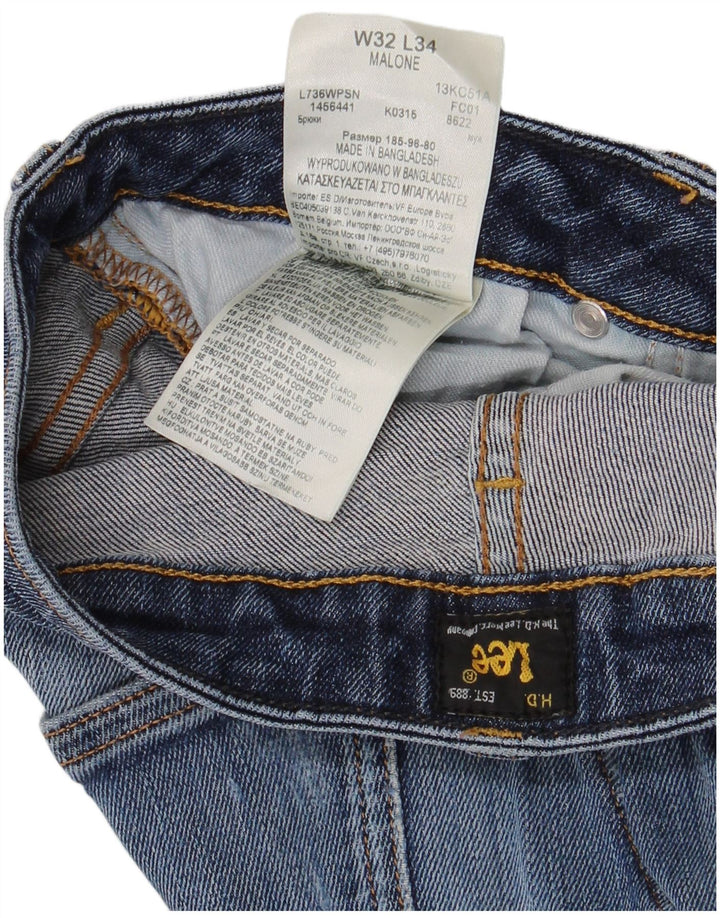 Jeans LEE Malone Slim da uomo W32 L34 in cotone blu