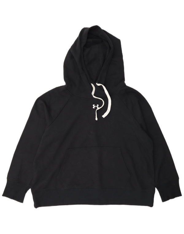 Felpa con cappuccio grafica da donna Under Armour IT 48/50 XL cotone nero
