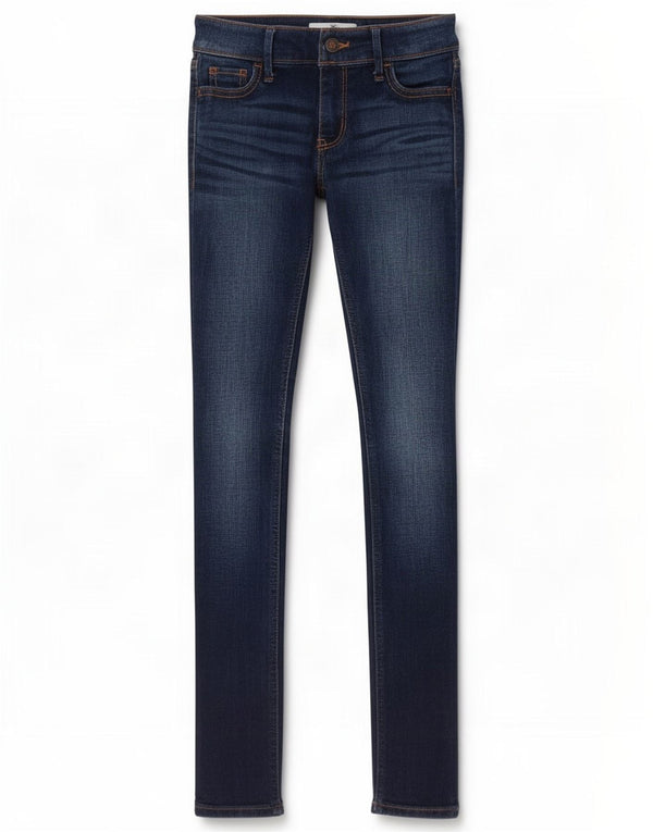Jeans skinny da donna Hollister US 00 2XS W23 L29 Cotone blu navy