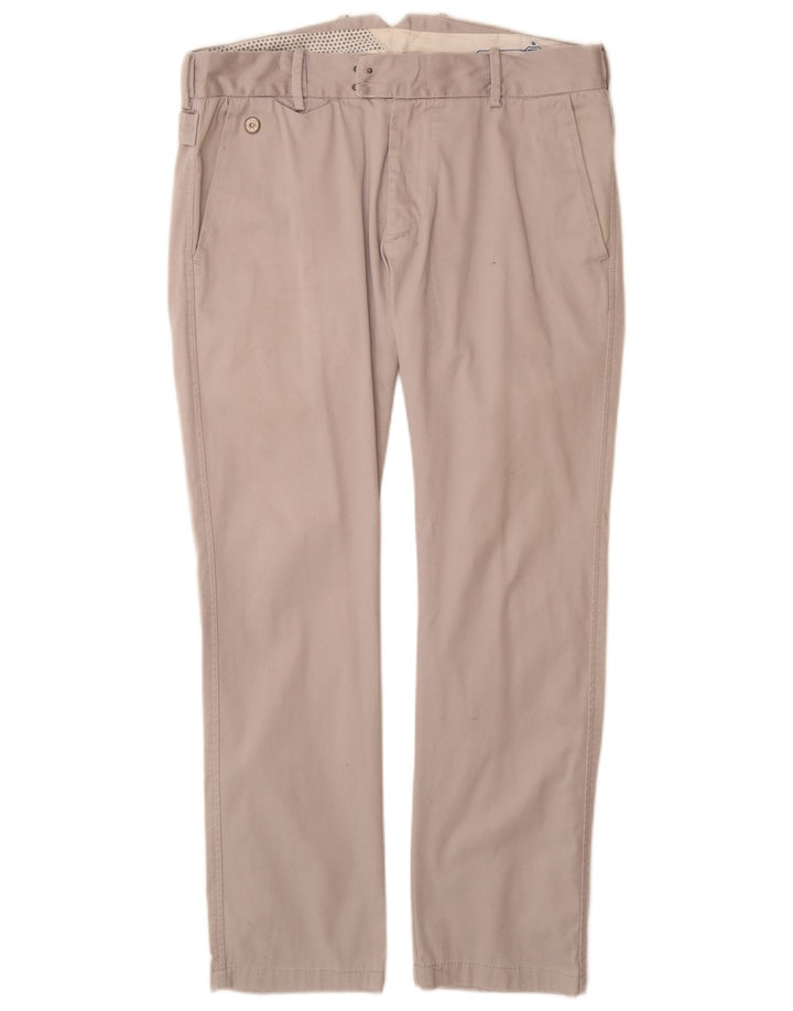 DIESEL Pantaloni da Abito Dritti da Uomo W30 L29 Cotone Grigio