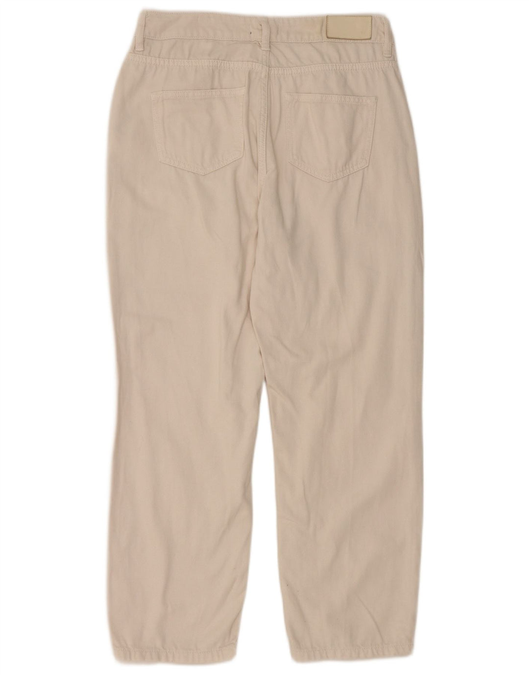 Jeans dritti da donna WHISTLES W30 L26 cotone bianco