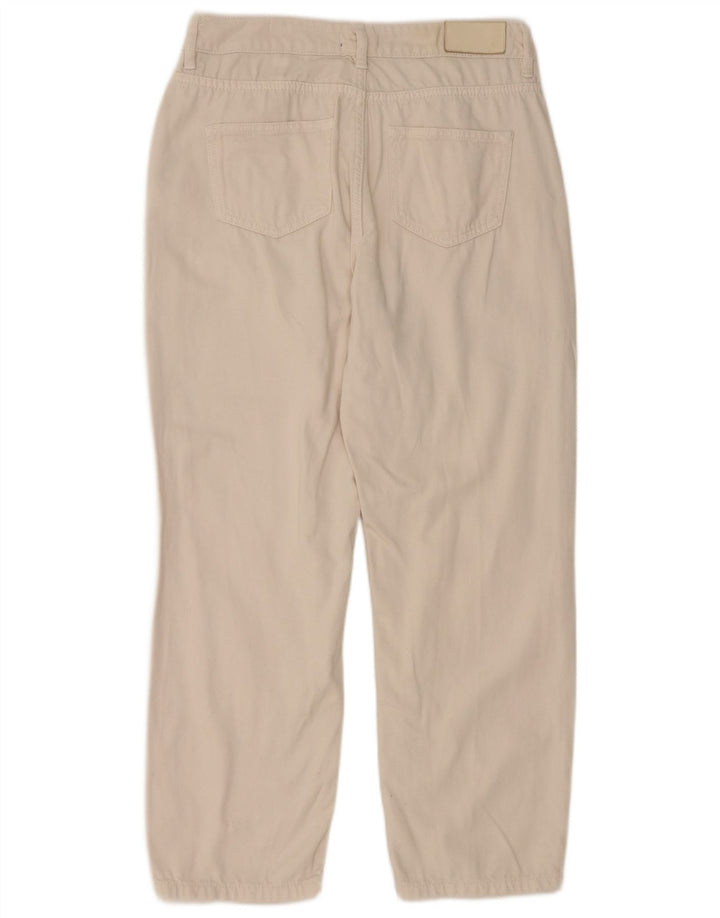 Jeans dritti da donna WHISTLES W30 L26 cotone bianco