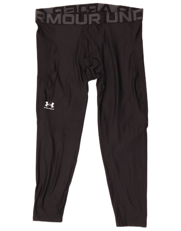 Leggings grafici da uomo Under Armour Heat Gear 3XL poliestere nero