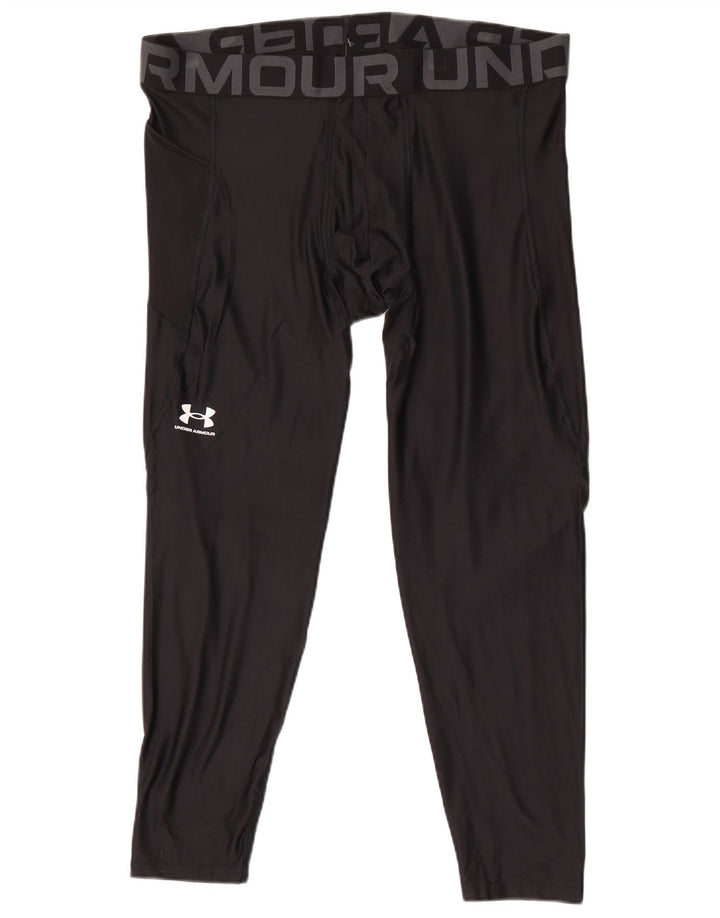 Leggings grafici da uomo Under Armour Heat Gear 3XL poliestere nero