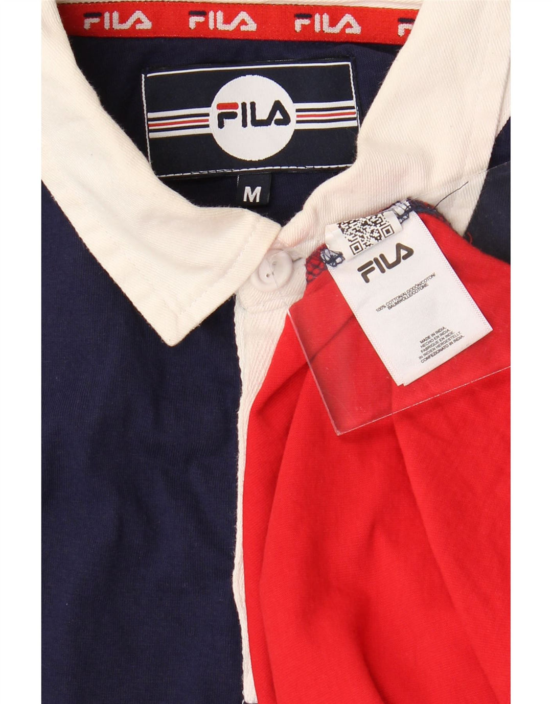 Polo da rugby grafica da uomo Fila, colore medio, multicolore