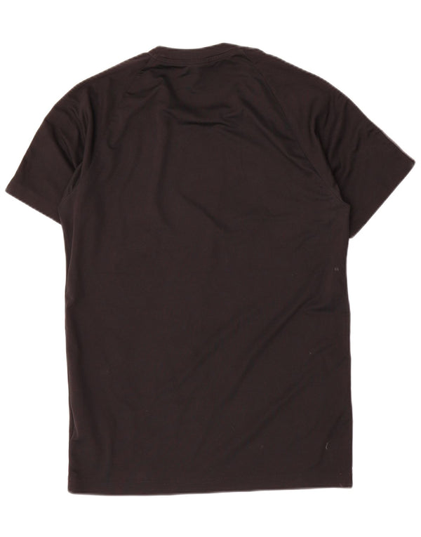 T-shirt da uomo Adidas Top Small nera in poliestere