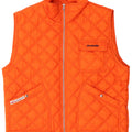 Gilet trapuntato da uomo INVICTA UK 38 arancione medio