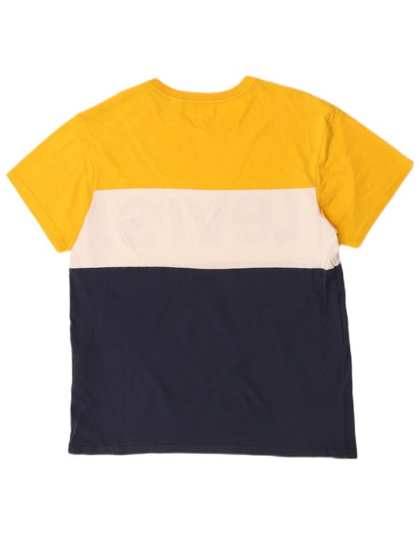 T-shirt grafica da uomo Levi's Top in cotone color block multicolore medio